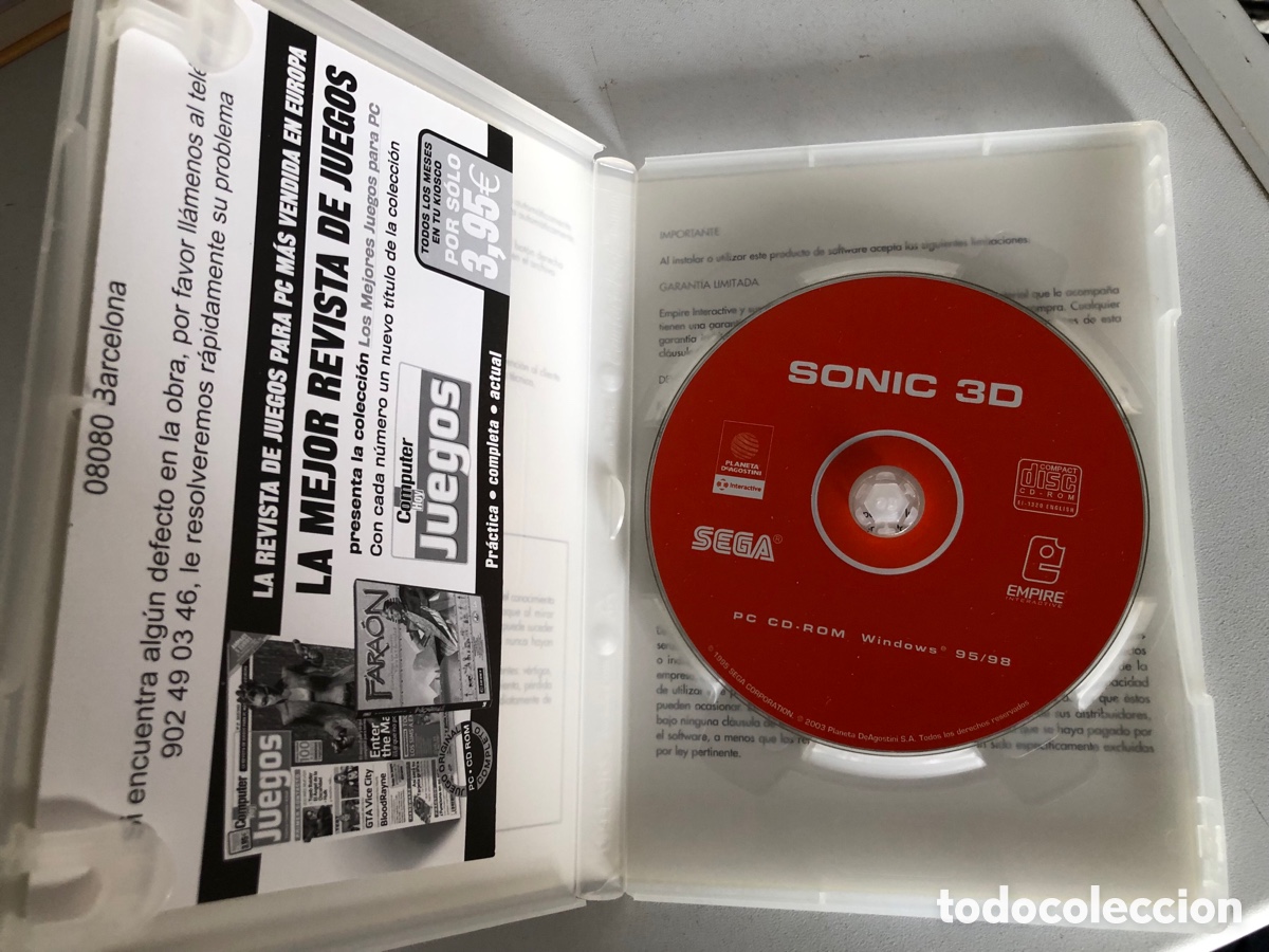 Videojuegos y consolas: Sonic 3D Flikies Island Pc Cd Rom - Foto 2