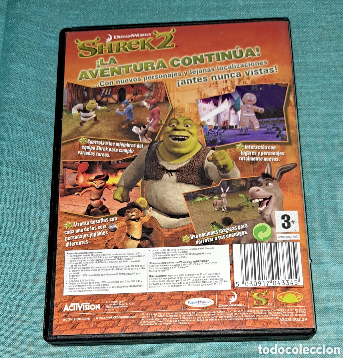 Videojuegos y consolas: CD PC ROM SHREK 2 ACTIVISION - Foto 3