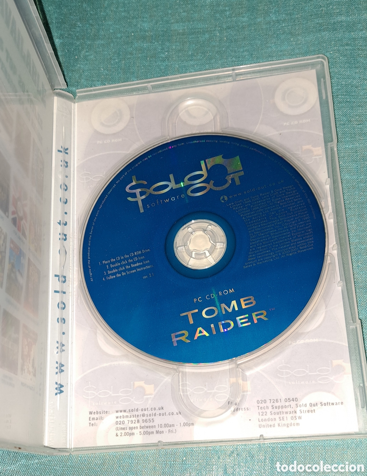 Videojuegos y consolas: PC CD ROM TOMB RAIDER, LARA CROFT - Foto 2