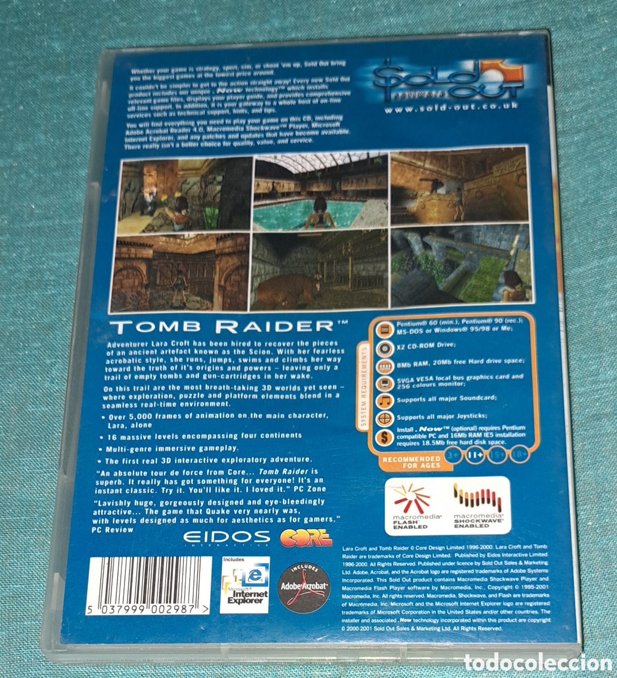 Videojuegos y consolas: PC CD ROM TOMB RAIDER, LARA CROFT - Foto 3
