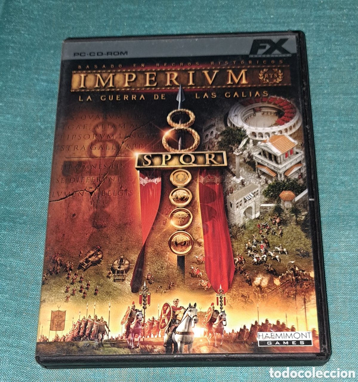 Videojuegos y consolas: JUEGO PC CD ROM IMPERIUM LA GUERRA DE LAS GALIAS - Foto 1