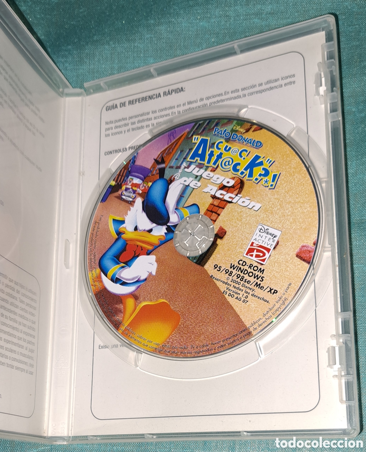 Videojuegos y consolas: PC CD ROM PATO DONALDS DISNEY CL&Aacute;SICOS - Foto 2