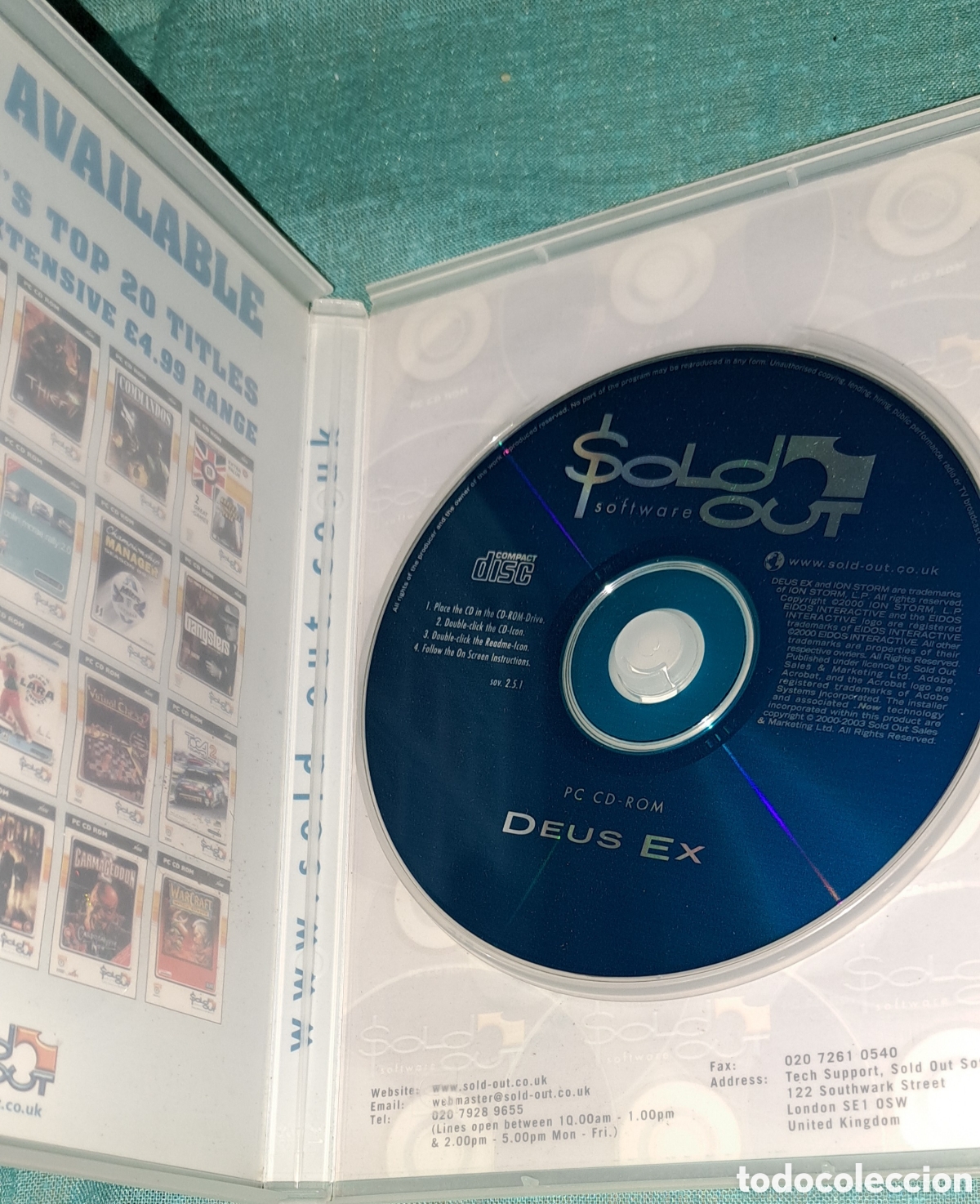 Videojuegos y consolas: PC CD ROM DEUS EX - Foto 2