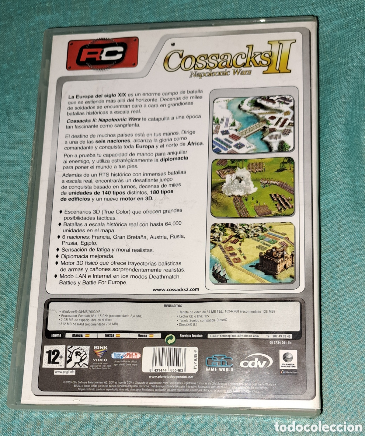 Videojuegos y consolas: PC CD ROM COSSACKS II NAPOLEONIC WARS - Foto 3