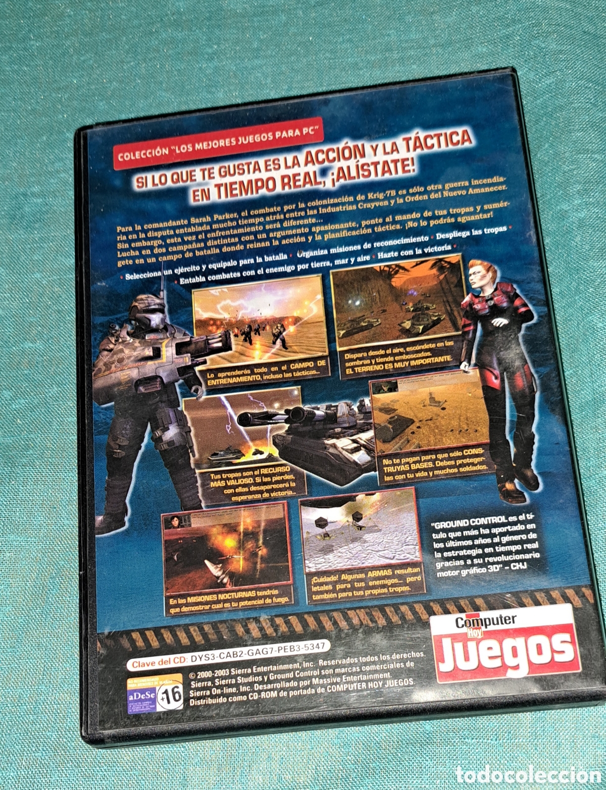 Videojuegos y consolas: JUEGO PC CD-ROM GROUND CONTROL - Foto 3
