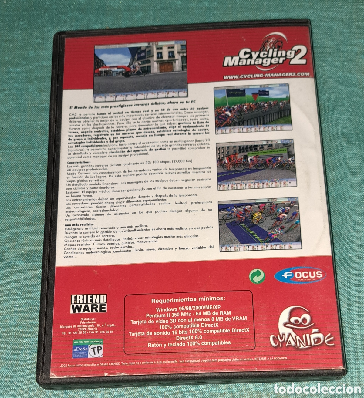Videojuegos y consolas: JUEGO PC CD-ROM CYCLING MANAGER 2 - Foto 3