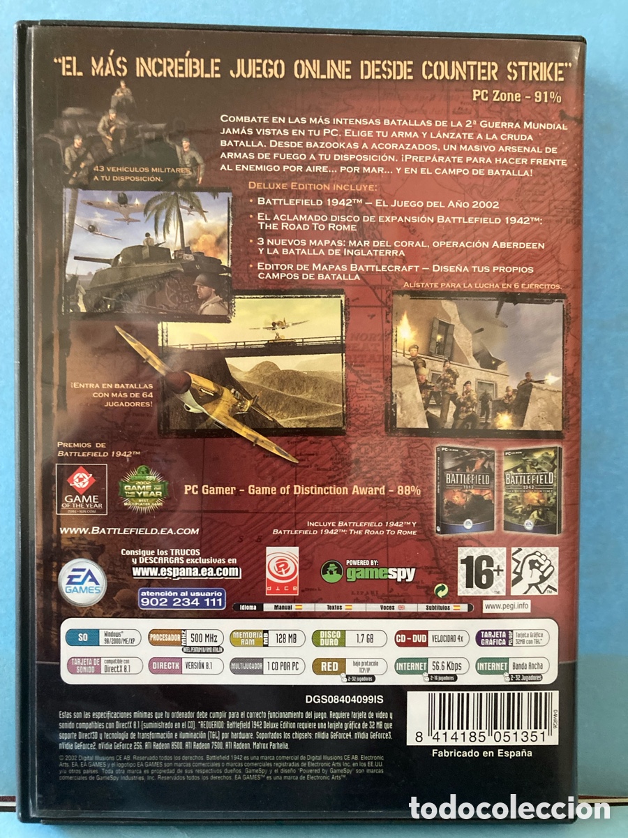 Videojuegos y consolas: Battlefield 1942 De Luxe Edition - Foto 2