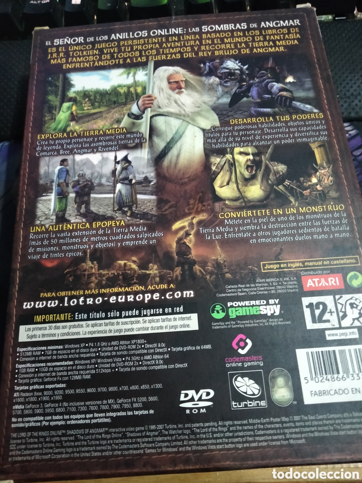 Videojuegos y consolas: El se&ntilde;or de los anillos las sombras de angmar Pc - Foto 2