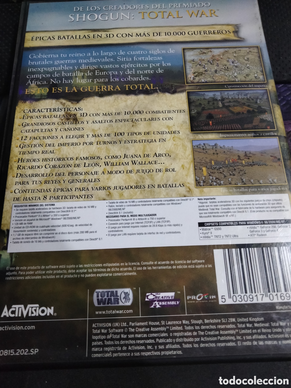 Videojuegos y consolas: Medieval total war Pc - Foto 2