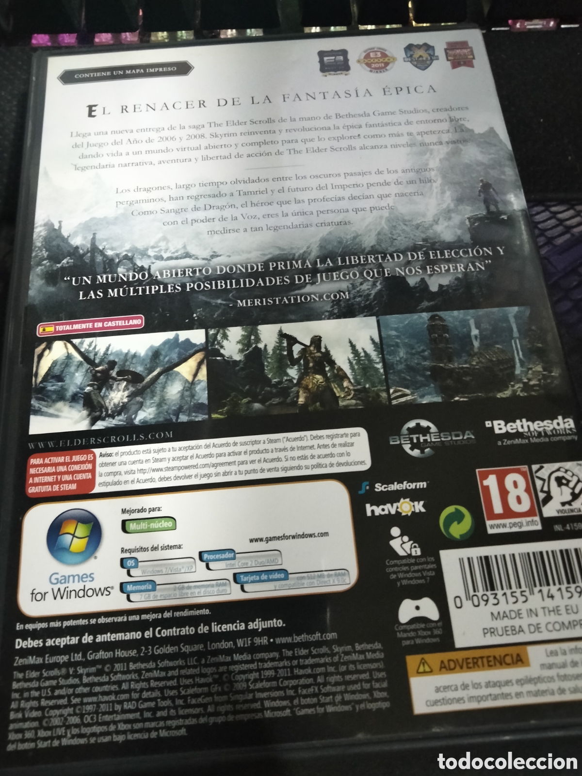 Videojuegos y consolas: The Elder scrolls V Skyrim Pc - Foto 2