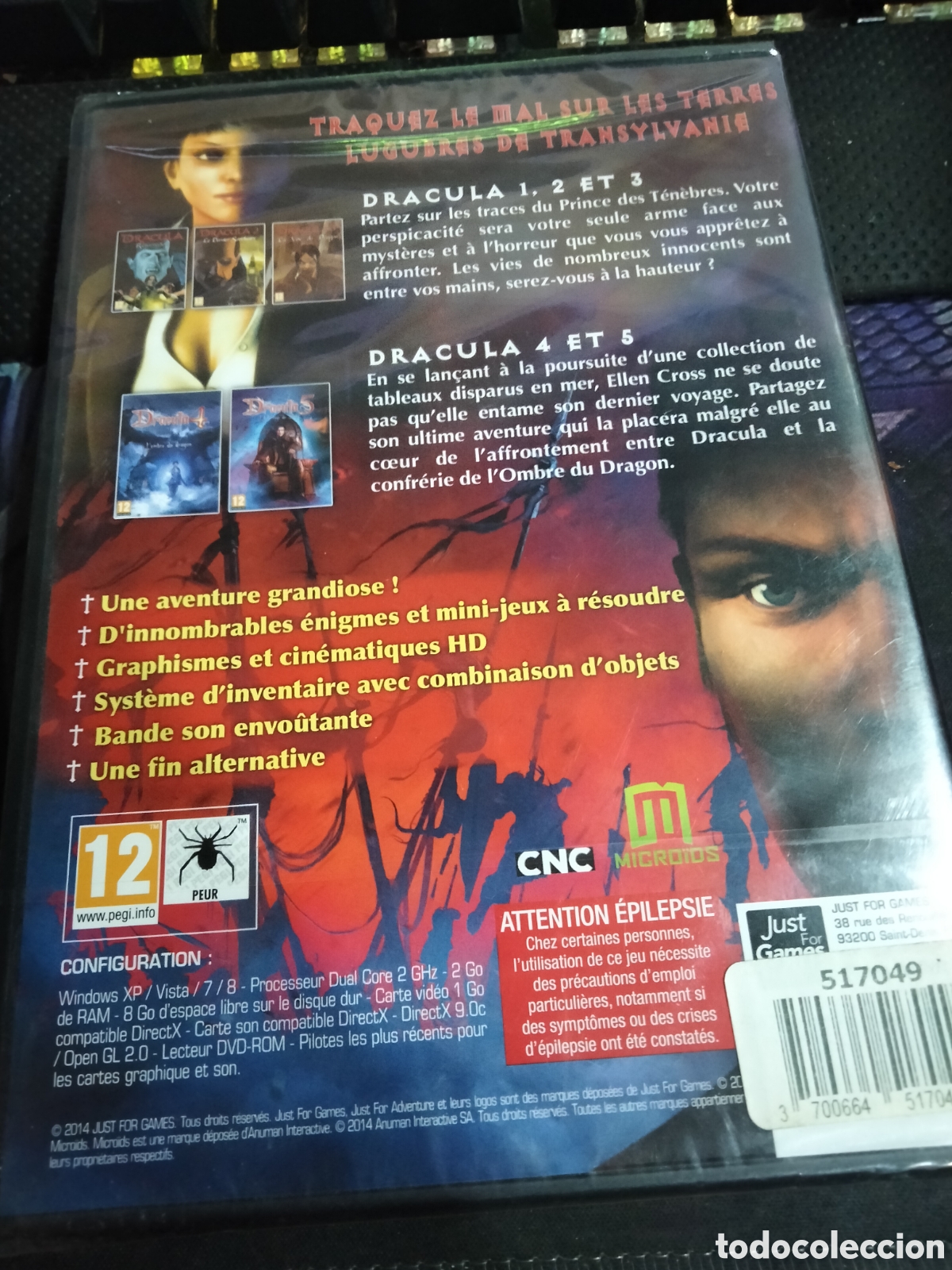 Videojuegos y consolas: Dr&aacute;cula 1 a 5 Nuevo a estrenar Pc - Foto 2