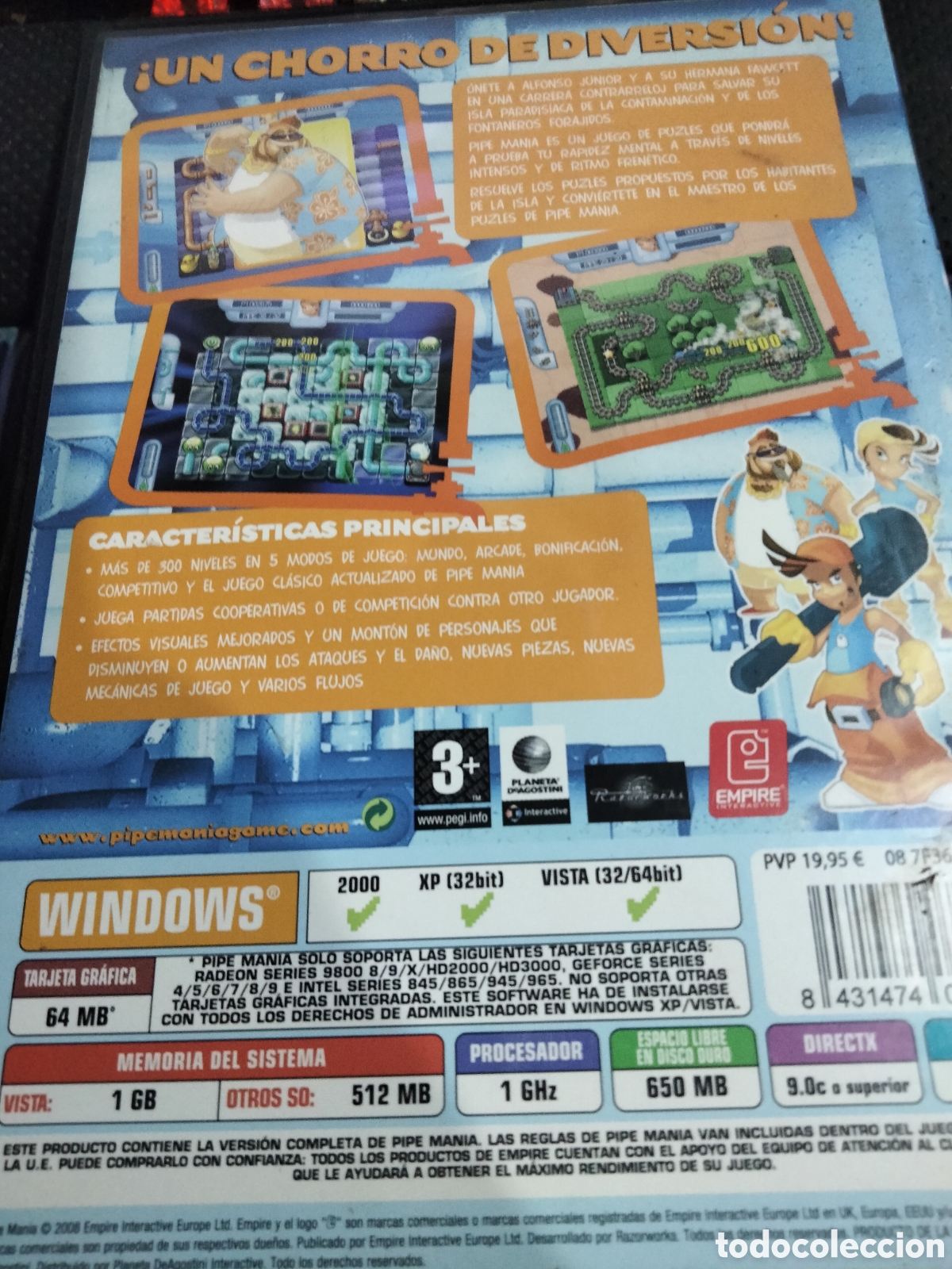 Videojuegos y consolas: Pipe man&iacute;a Pc - Foto 2