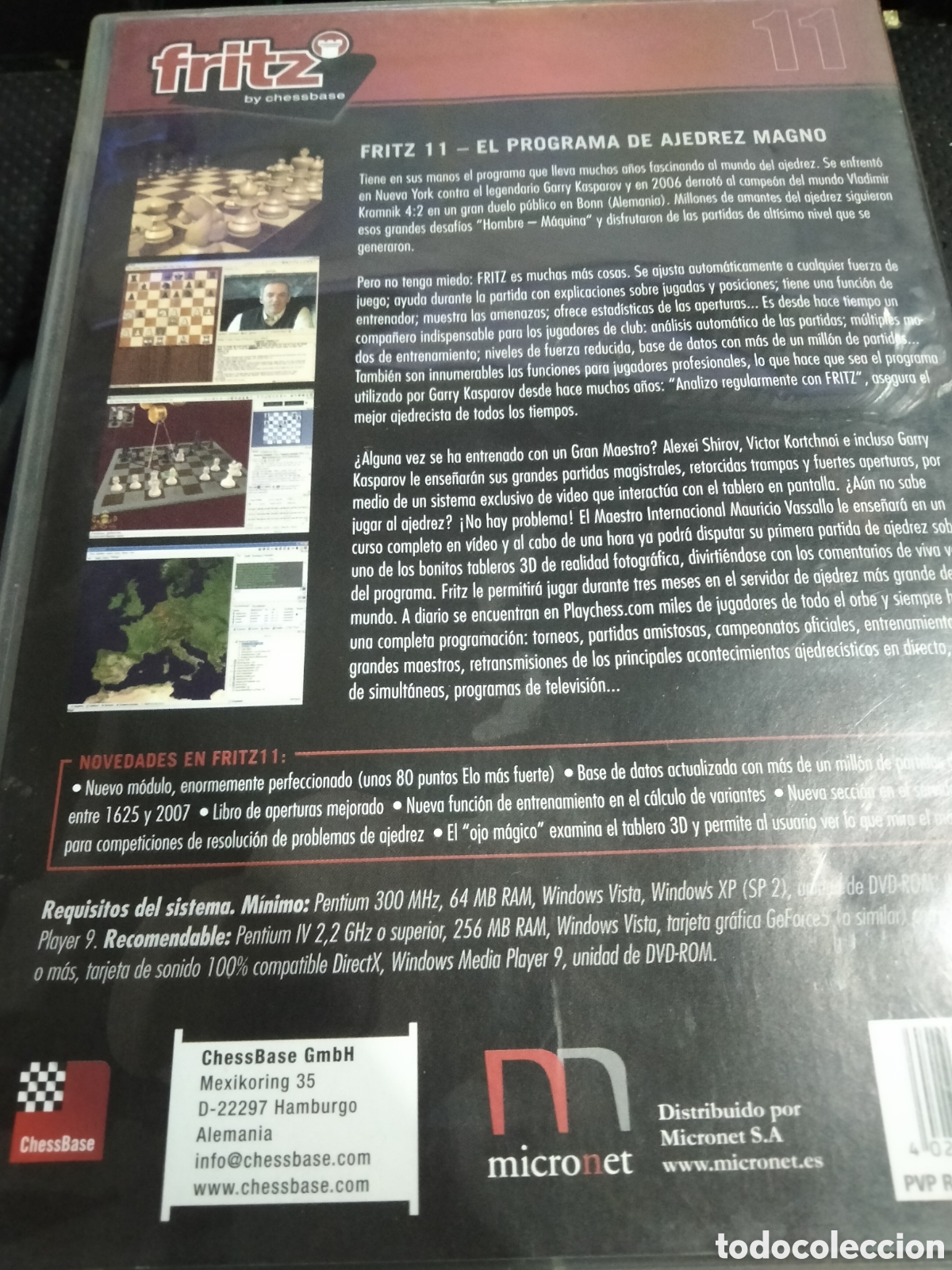 Videojuegos y consolas: Fritz by chessbase 11 Pc - Foto 2