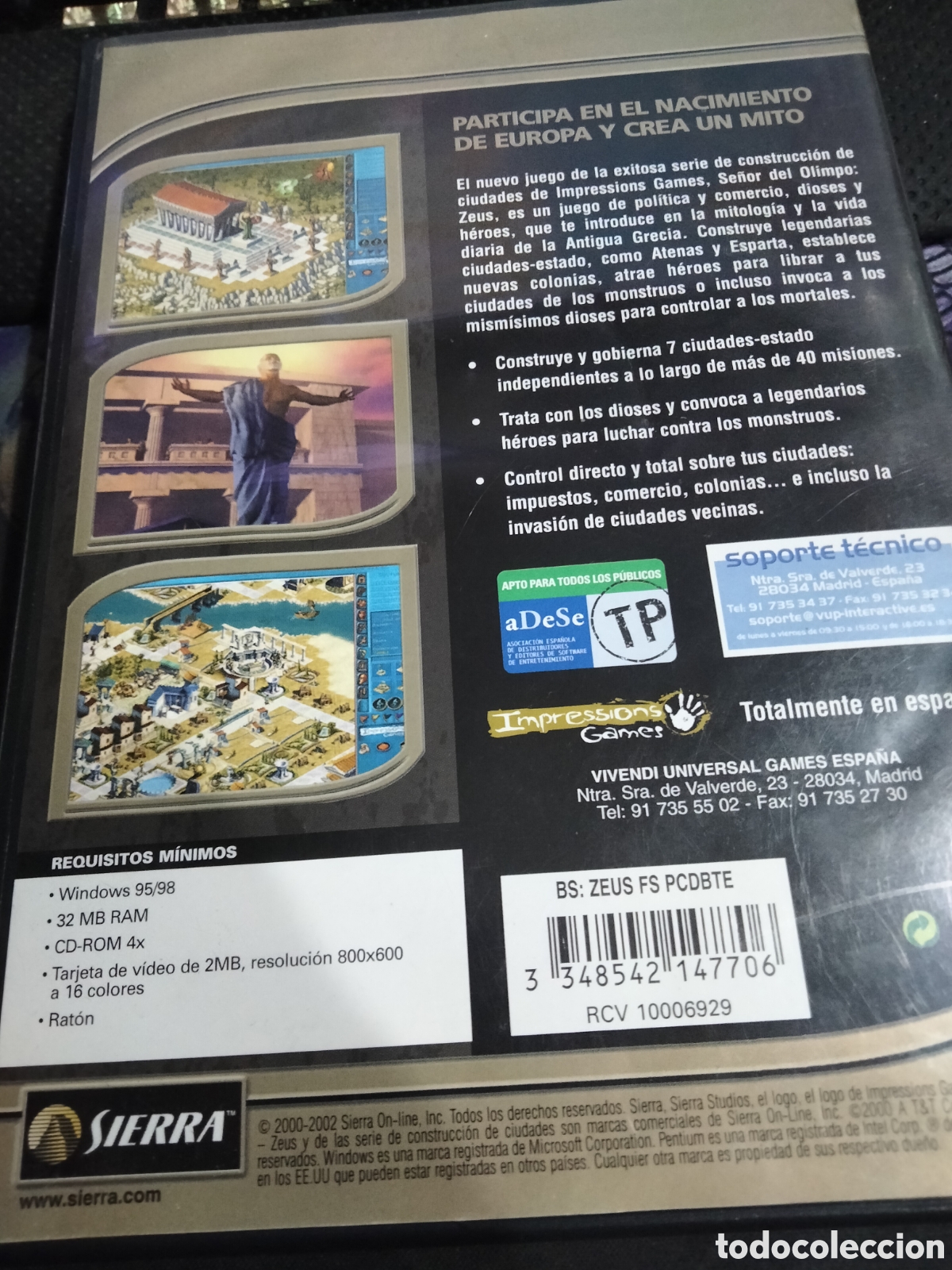 Videojuegos y consolas: Se&ntilde;or del Olimpo Zeus Pc - Foto 2