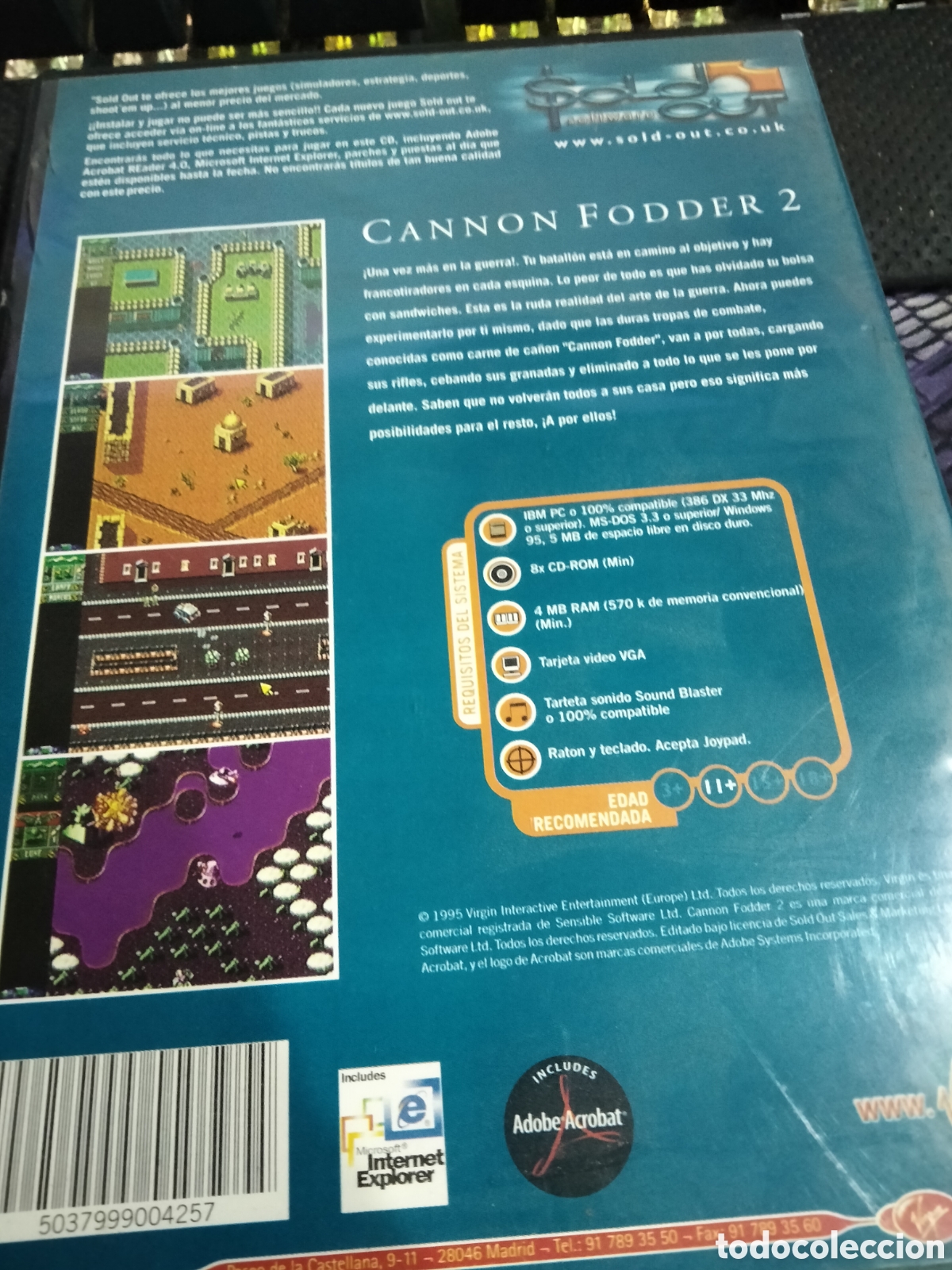 Videojuegos y consolas: Cannon fodder 2 Pc - Foto 2