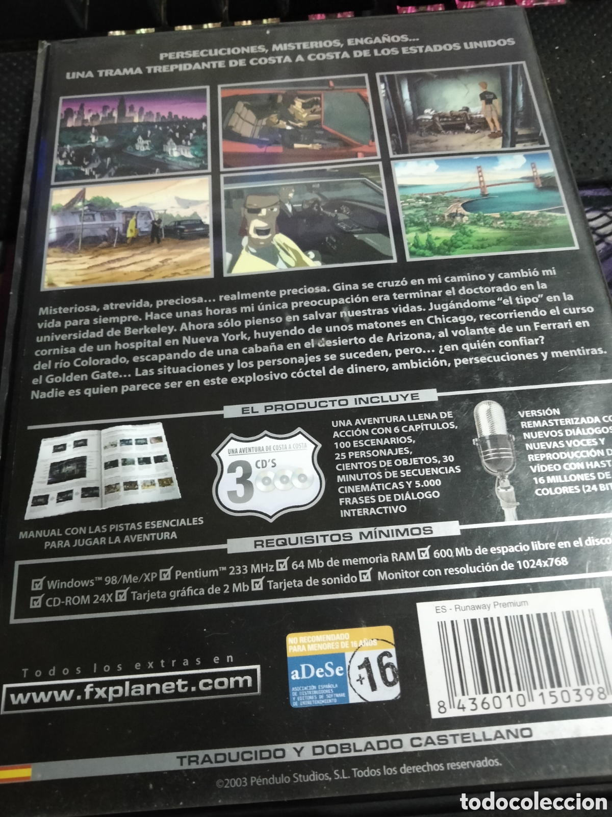 Videojuegos y consolas: Runaway Pc - Foto 2
