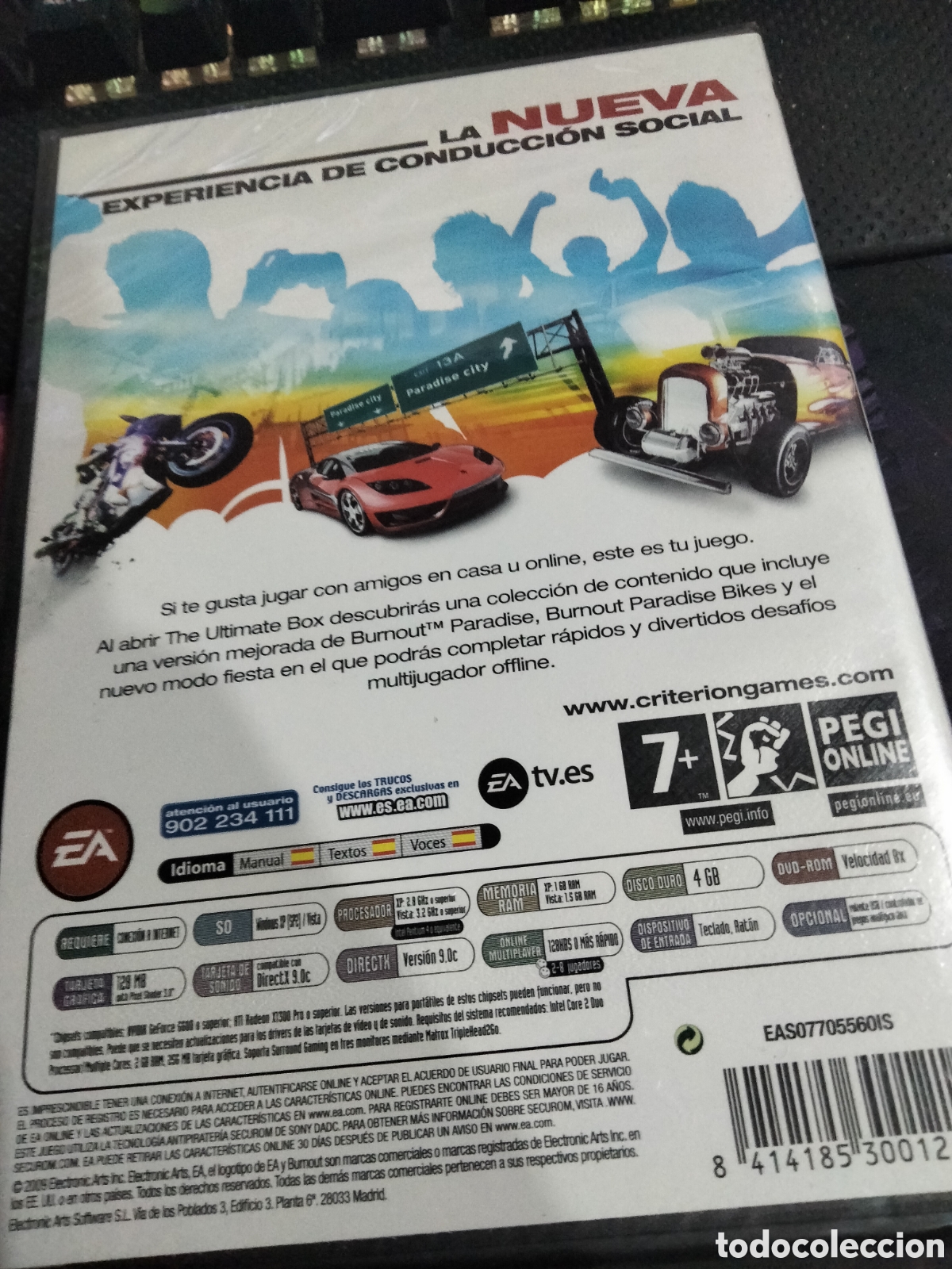 Videojuegos y consolas: Burnout paradise ultimate box Pc Nuevo a estrenar - Foto 2