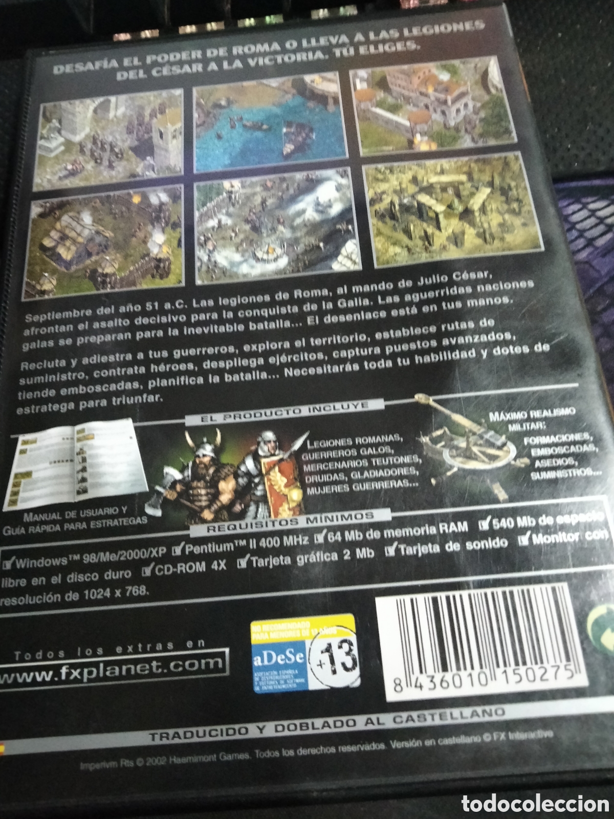 Videojuegos y consolas: Imperium la guerra de las galias Pc - Foto 2