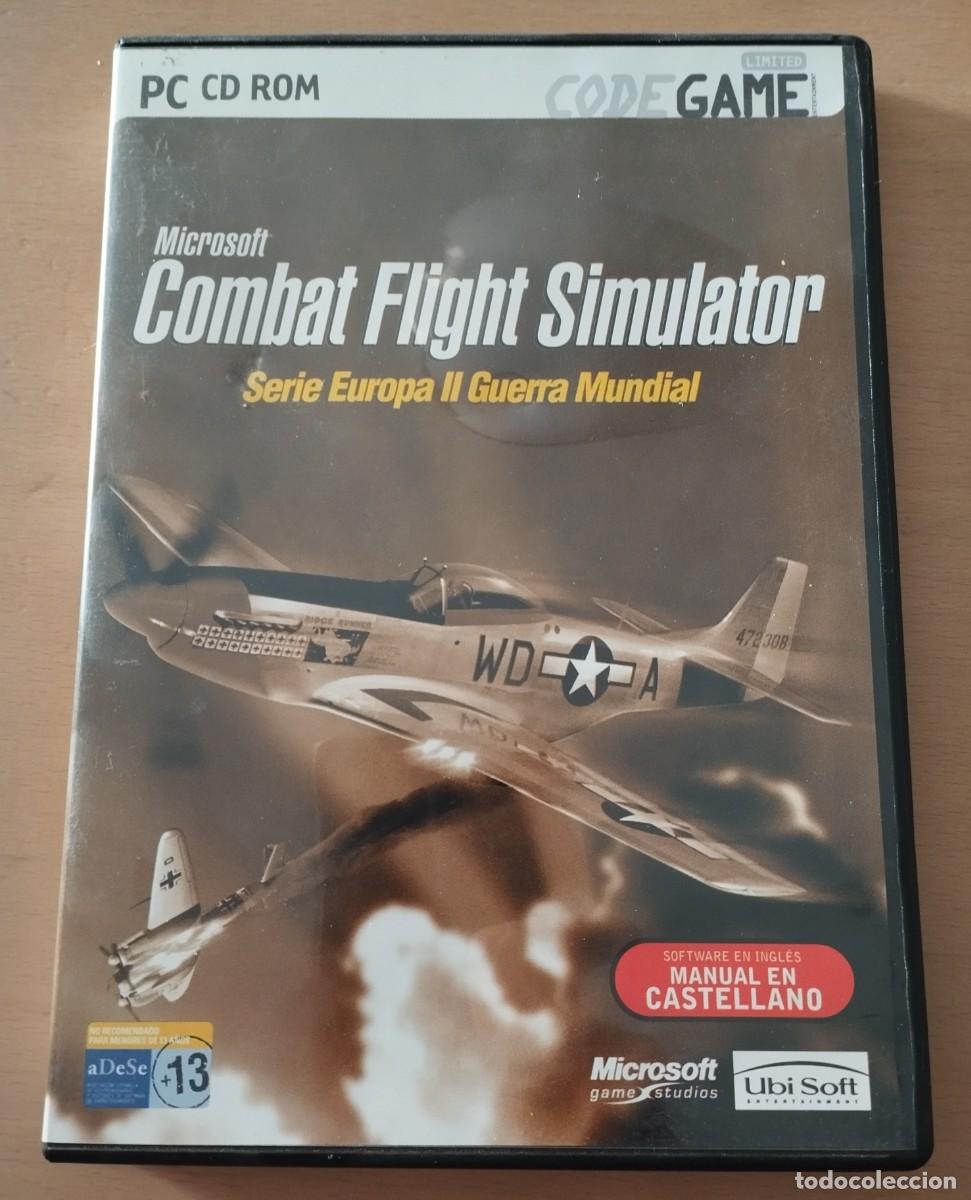 Videojuegos y consolas: Juego pc antiguo simulador Microsoft combate flight - Foto 1
