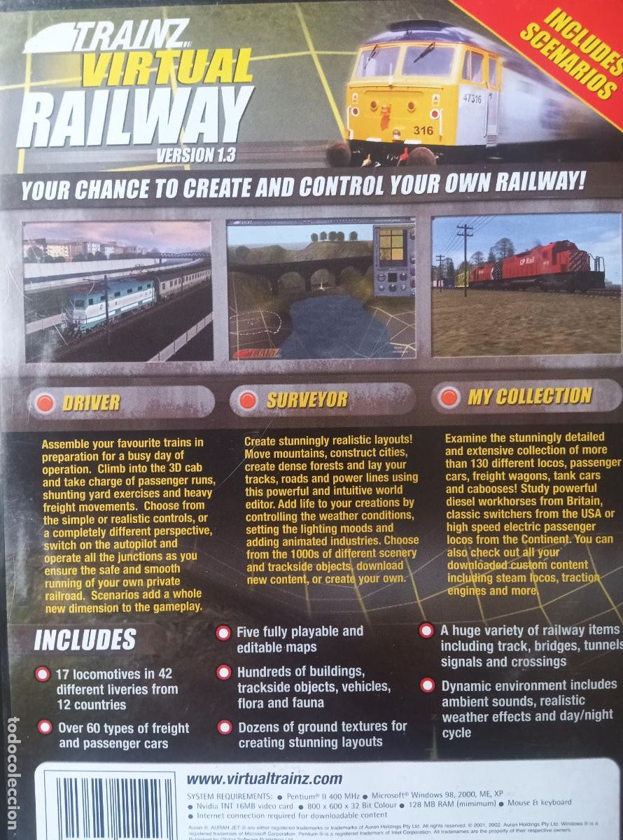 Videojuegos y consolas: TRAINZ VIRTUAL RAILWAY, SIMULADOR DE TRENES. PC CD-ROM - - Foto 3