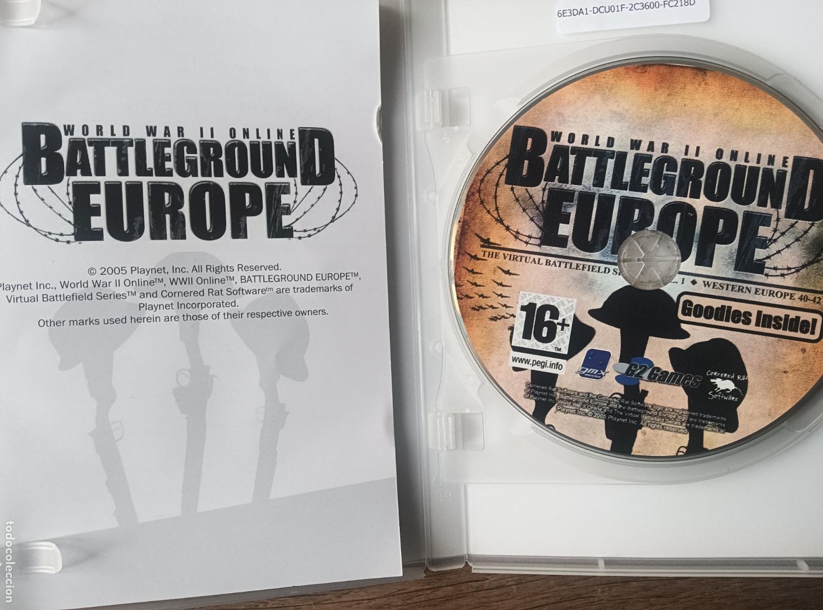 Videojuegos y consolas: BATTLEGROUND EUROPE, WORD WAR II. PC CD-ROM + DVD - Foto 2