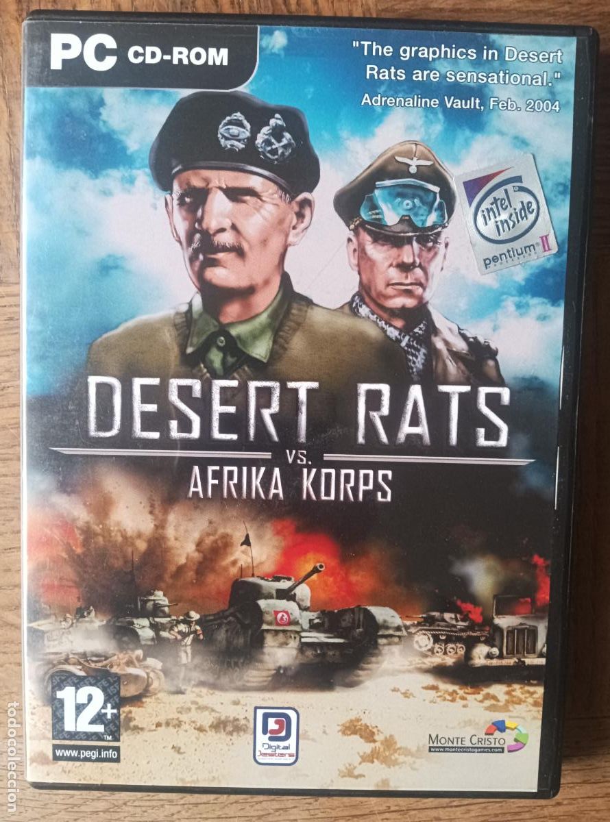 Videojuegos y consolas: DESERT RATS VS. AFRIKA KORPS. PC CD-ROM - Foto 1