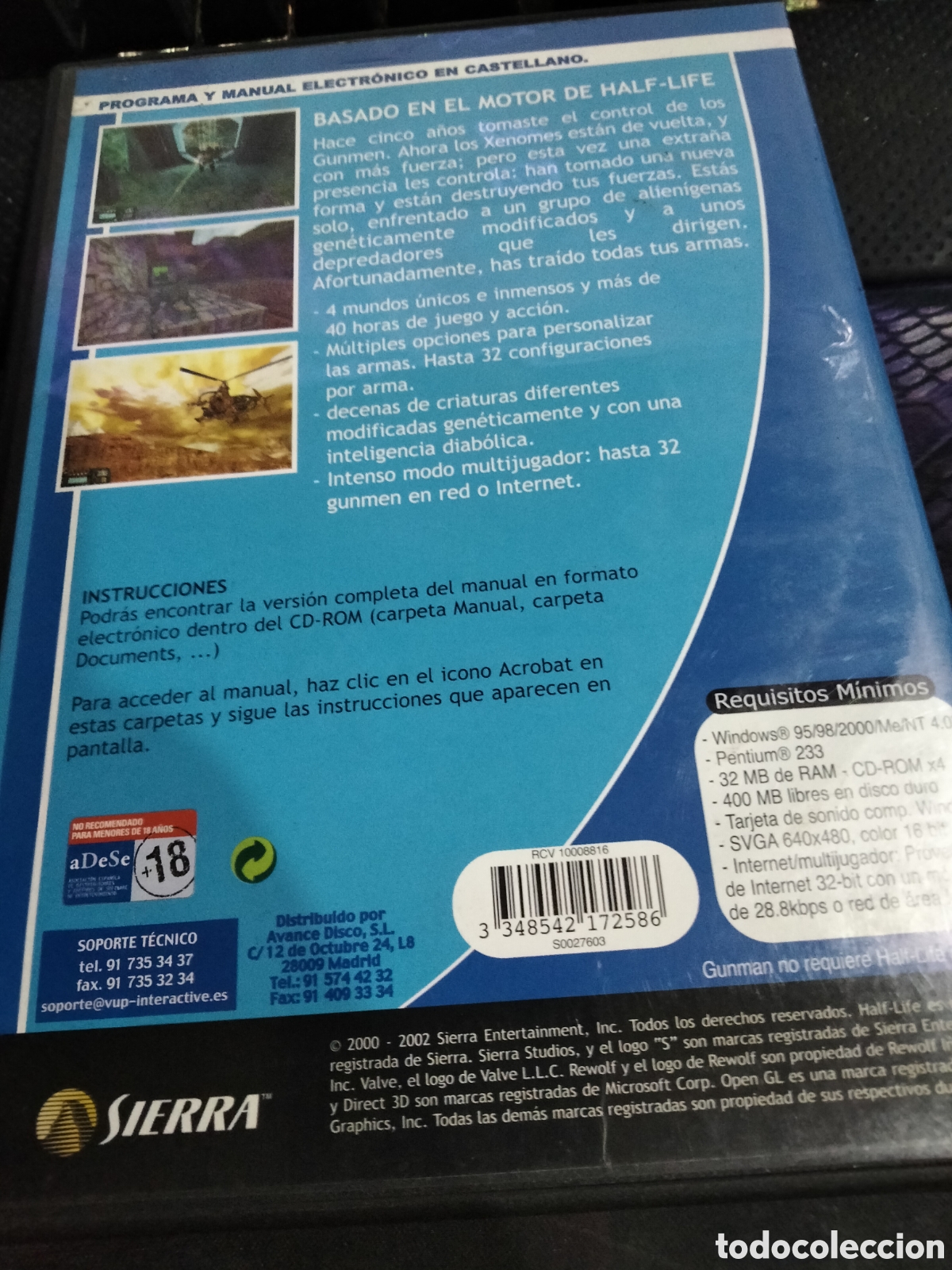 Videojuegos y consolas: Gunman chronicles Pc - Foto 2