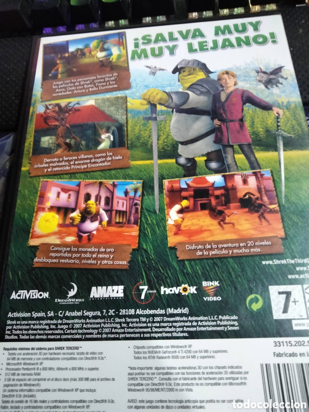 Videojuegos y consolas: Shrek tercero Pc - Foto 2