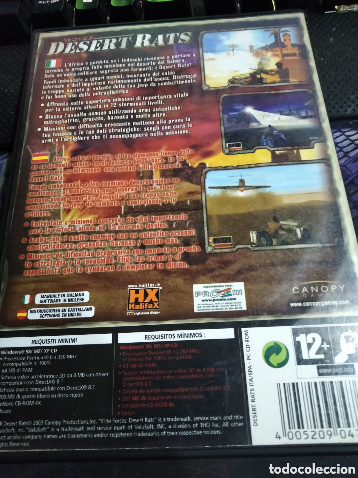 Videojuegos y consolas: Desert rats Pc - Foto 2