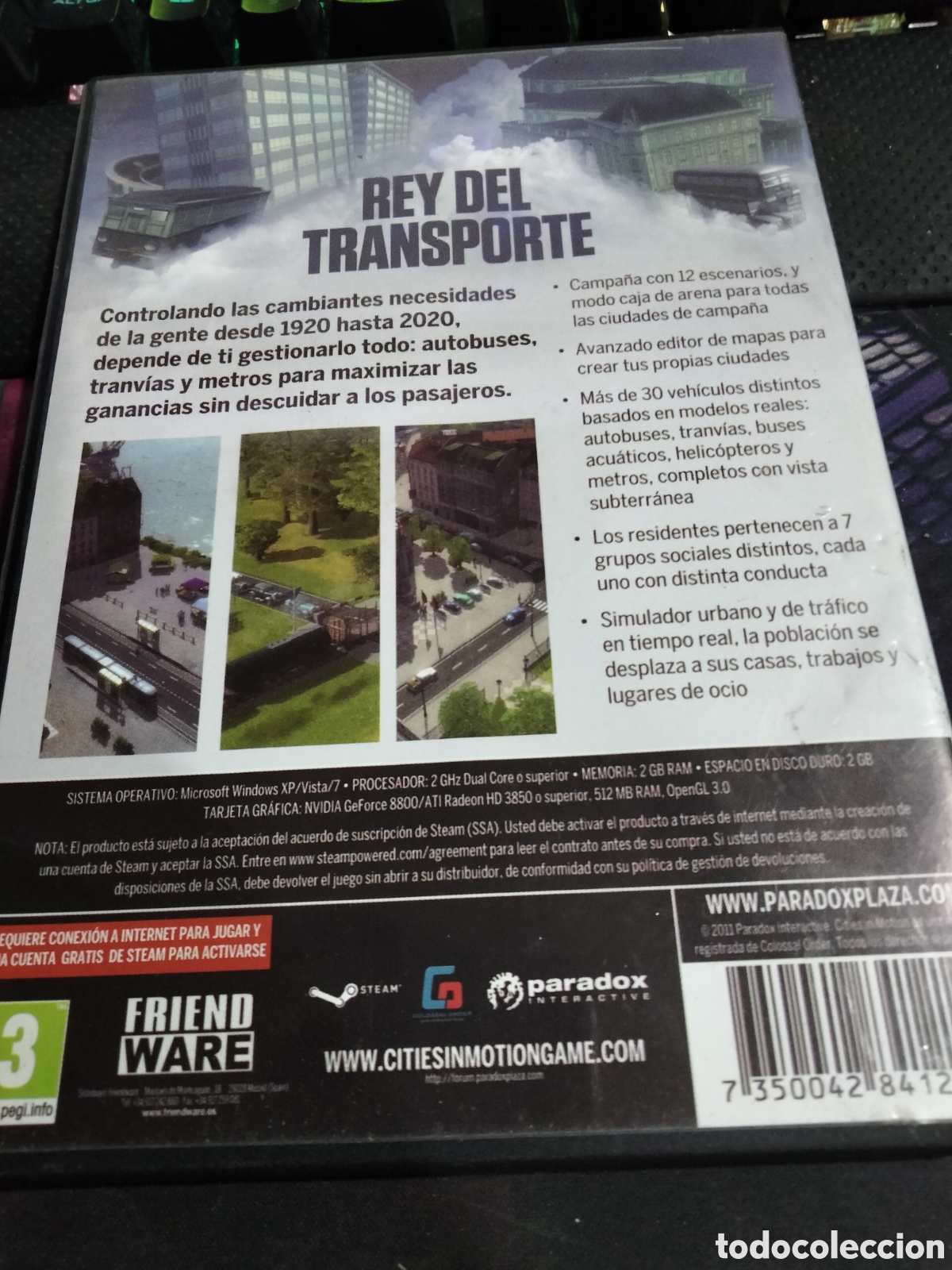 Videojuegos y consolas: Cities in motion Pc - Foto 2