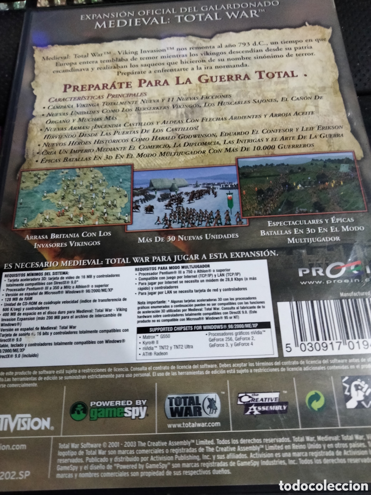 Videojuegos y consolas: Medieval total war viking invasi&oacute;n Pc - Foto 2