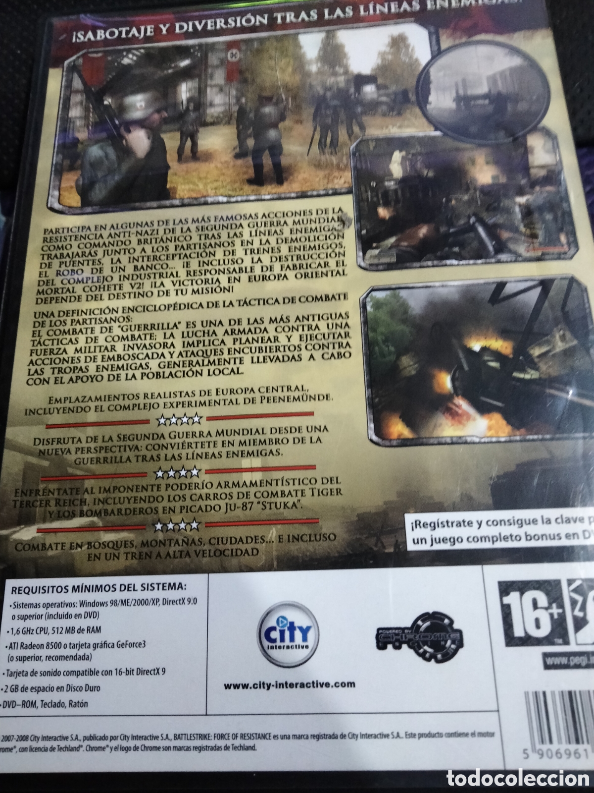 Videojuegos y consolas: Battlestrike force of resistance Pc - Foto 2