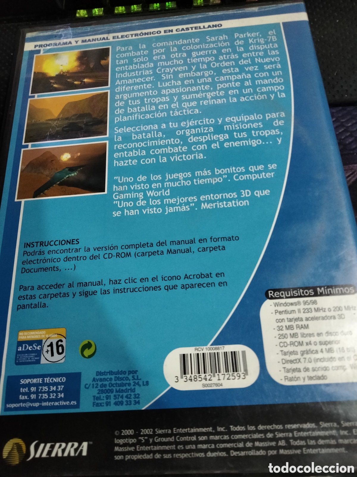 Videojuegos y consolas: Ground control Pc - Foto 2