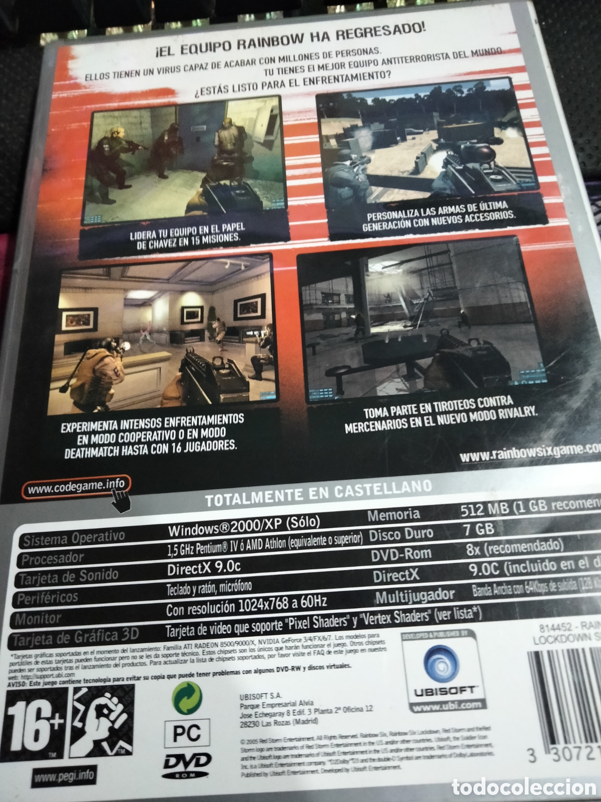 Videojuegos y consolas: Rainbow six lockdown Pc - Foto 2