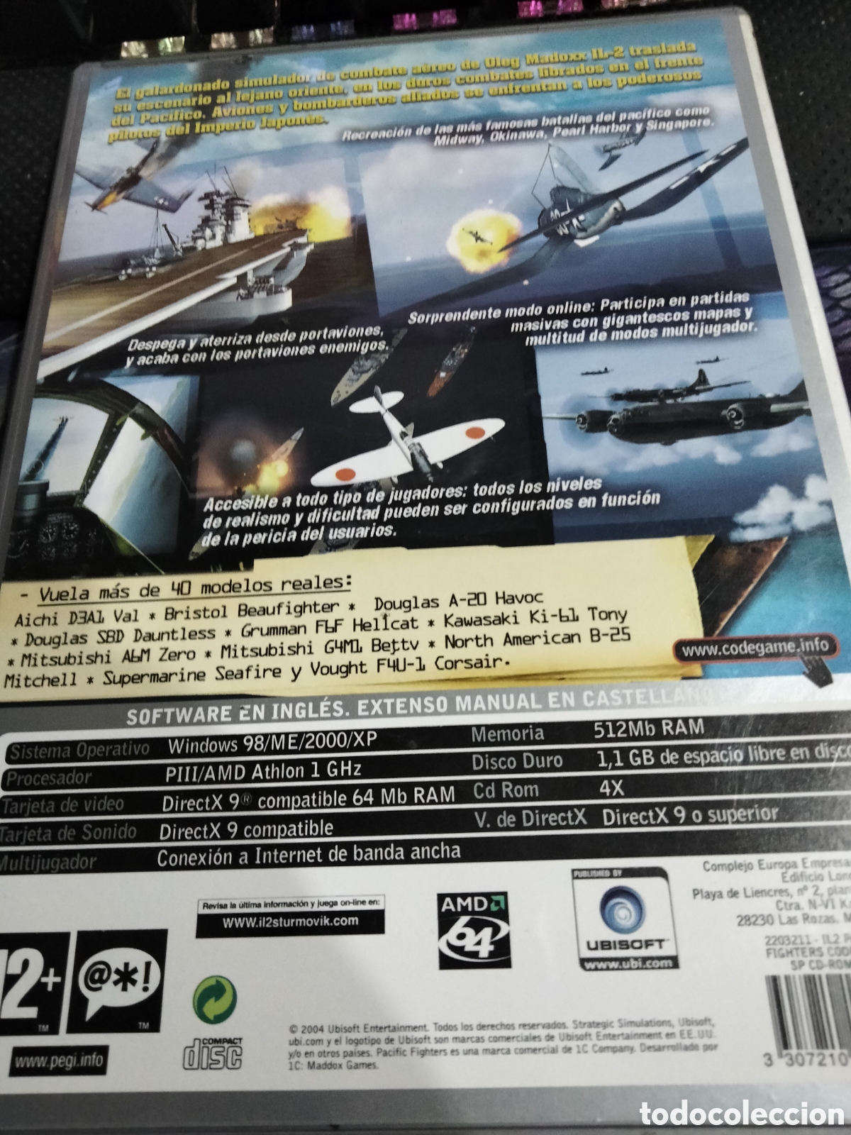Videojuegos y consolas: Pacific fighters Pc - Foto 2