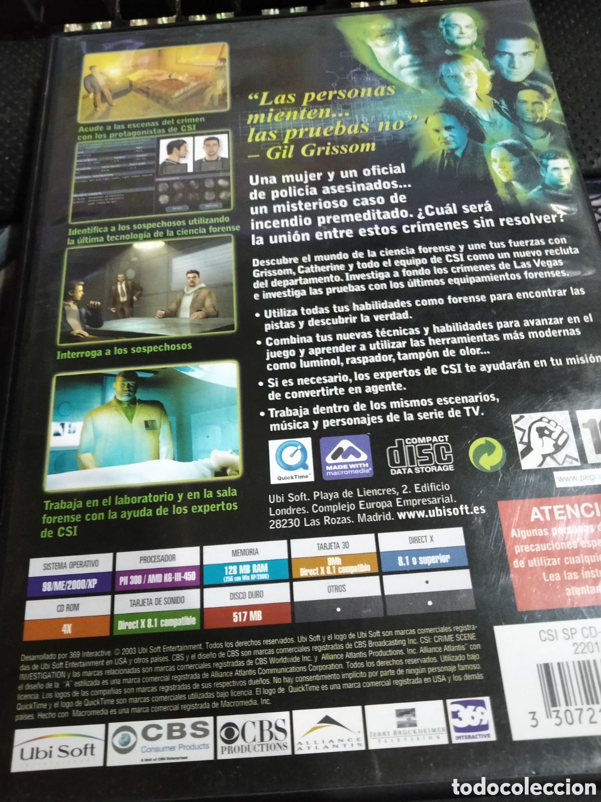 Videojuegos y consolas: Csi crime scene investigation Pc - Foto 2