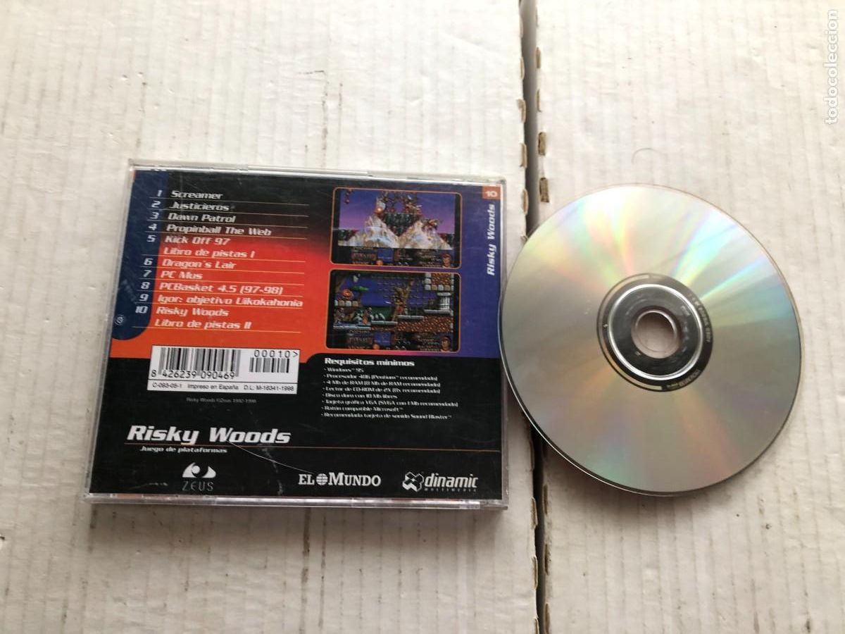 Videojuegos y consolas: RISKY WOODS 10 PC CD KREATEN - Foto 2