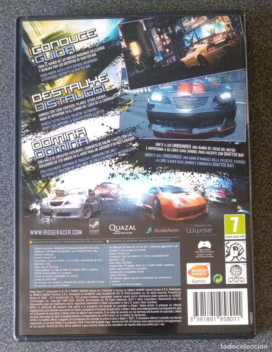 Videojuegos y consolas: Juego Pc Ridge Racer Unbounded - Foto 3