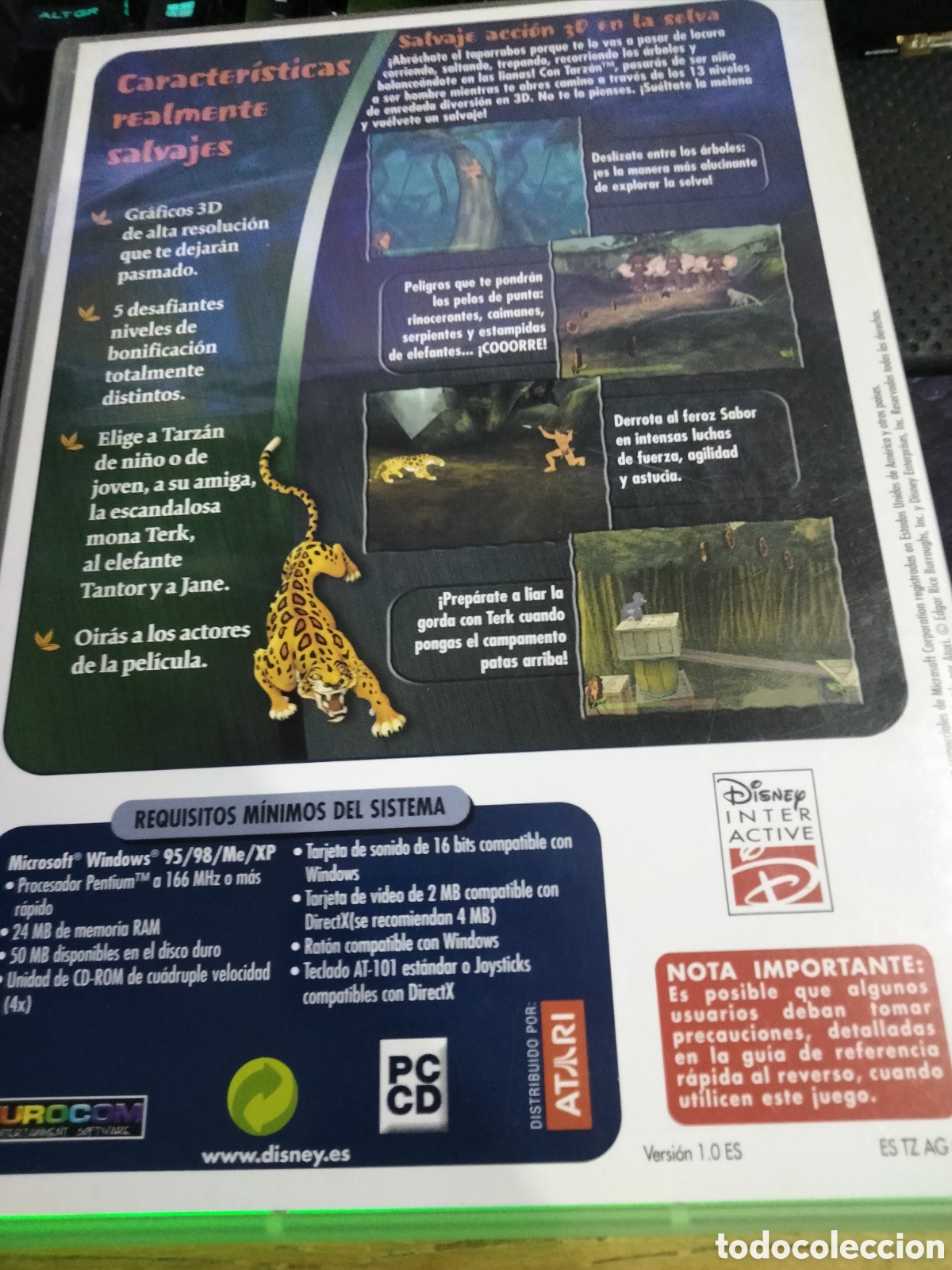 Videojuegos y consolas: Tarz&aacute;n de Disney Pc - Foto 2