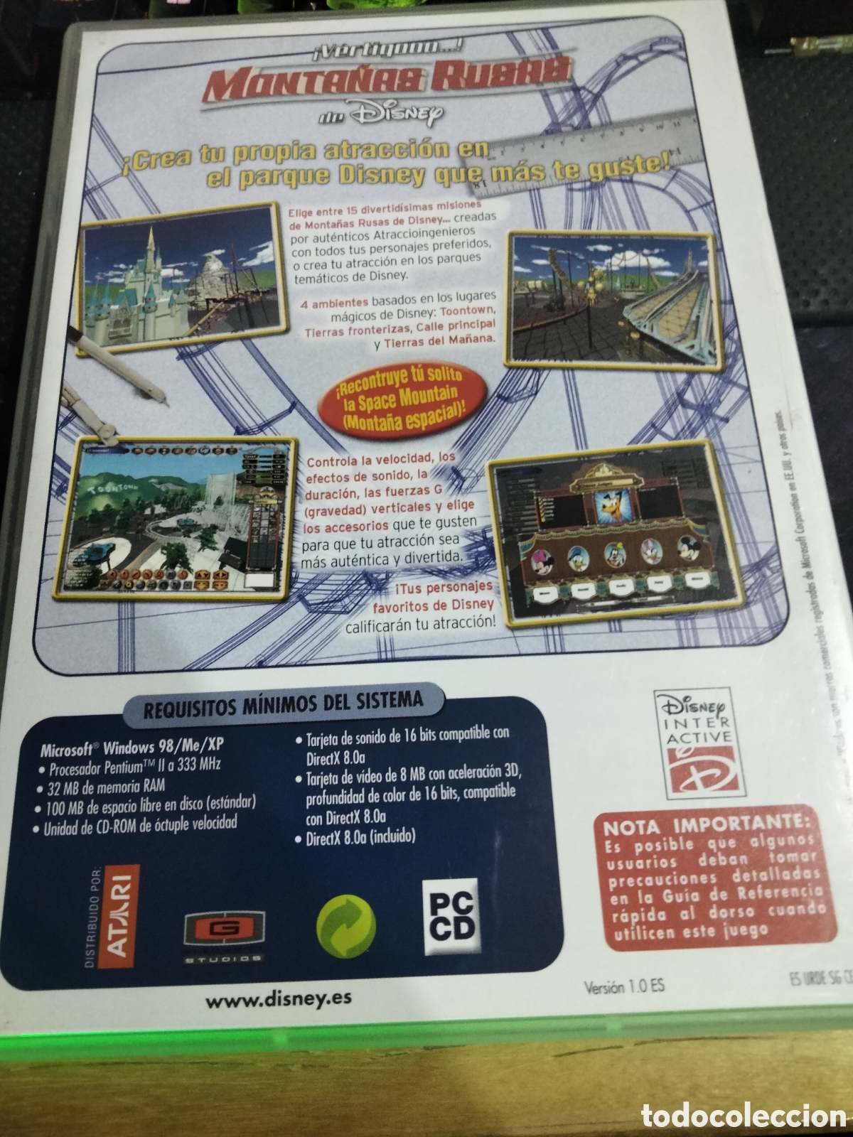 Videojuegos y consolas: Monta&ntilde;as rusas de Disney Pc - Foto 2
