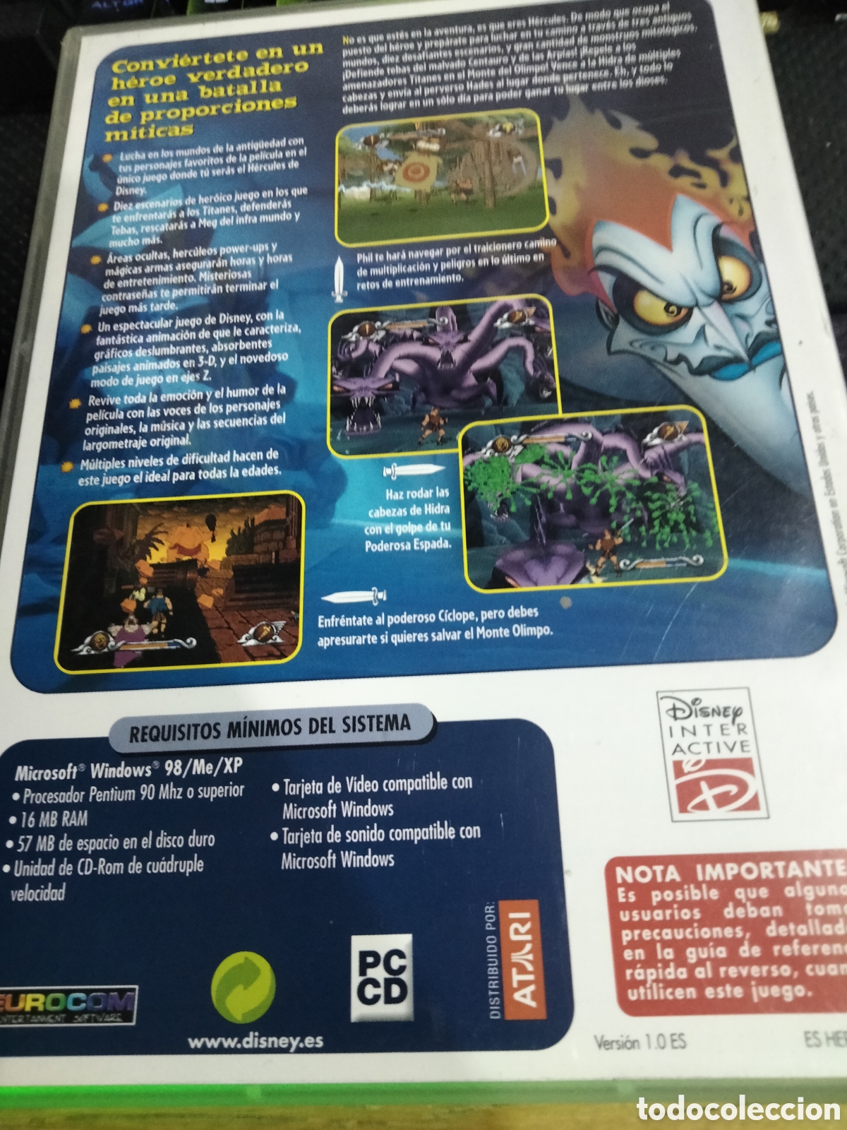 Videojuegos y consolas: Disney H&eacute;rcules Pc - Foto 2