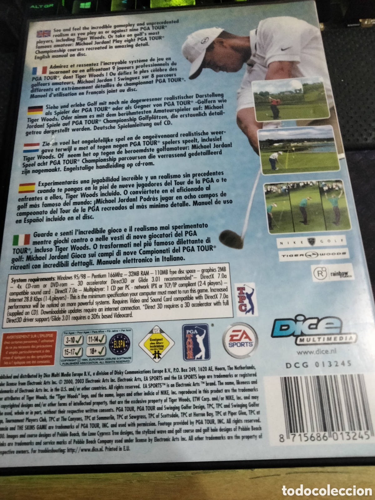 Videojuegos y consolas: Tiger woods pga tour 2000 Pc - Foto 2