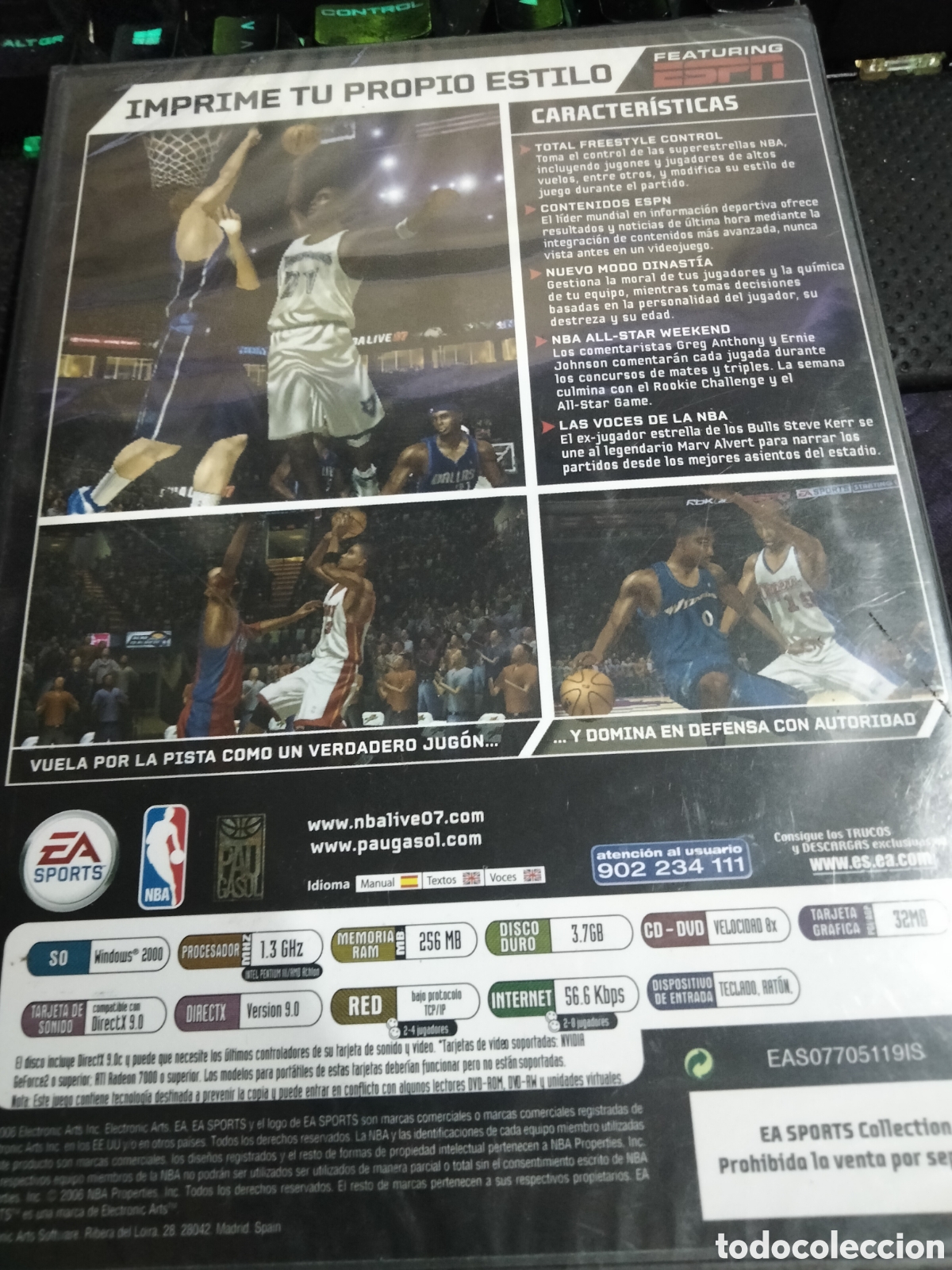 Videojuegos y consolas: NBA live 07 Pc Nuevo a estrenar - Foto 2
