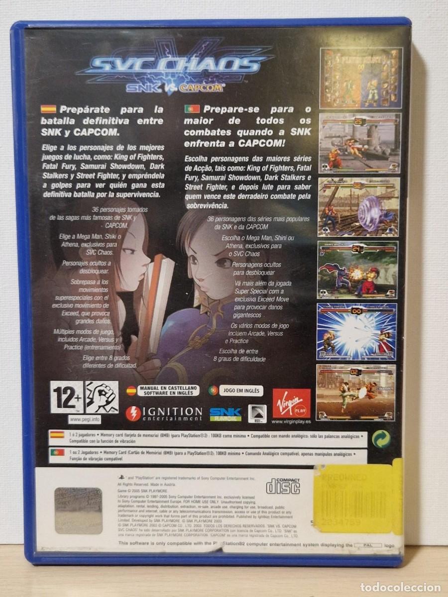 Videojuegos y consolas: Snk Vs Capcom Svc Chaos PS2 - Foto 2