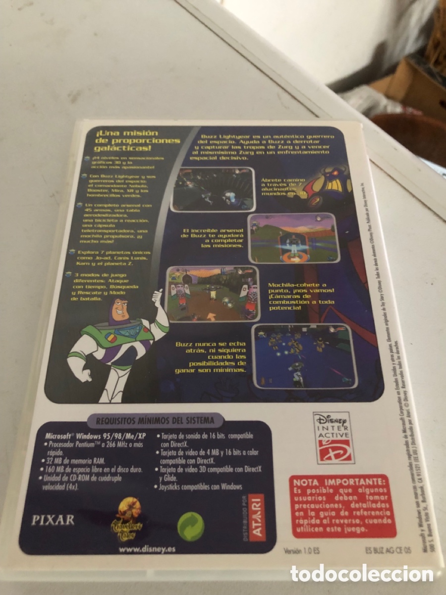 Videojuegos y consolas: Disney Cl&aacute;sicos Buzz Lightyear Guardianes Del Espacio Pc Cd - Foto 3
