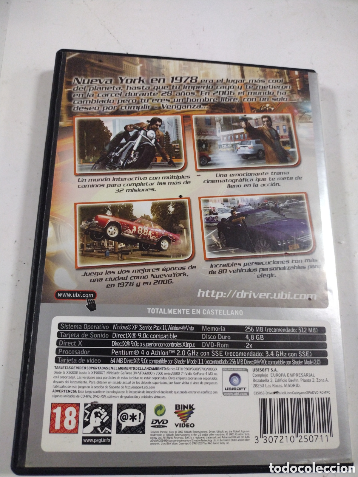 Videojuegos y consolas: DRIVER PARALLEL LINES. PC - Foto 2
