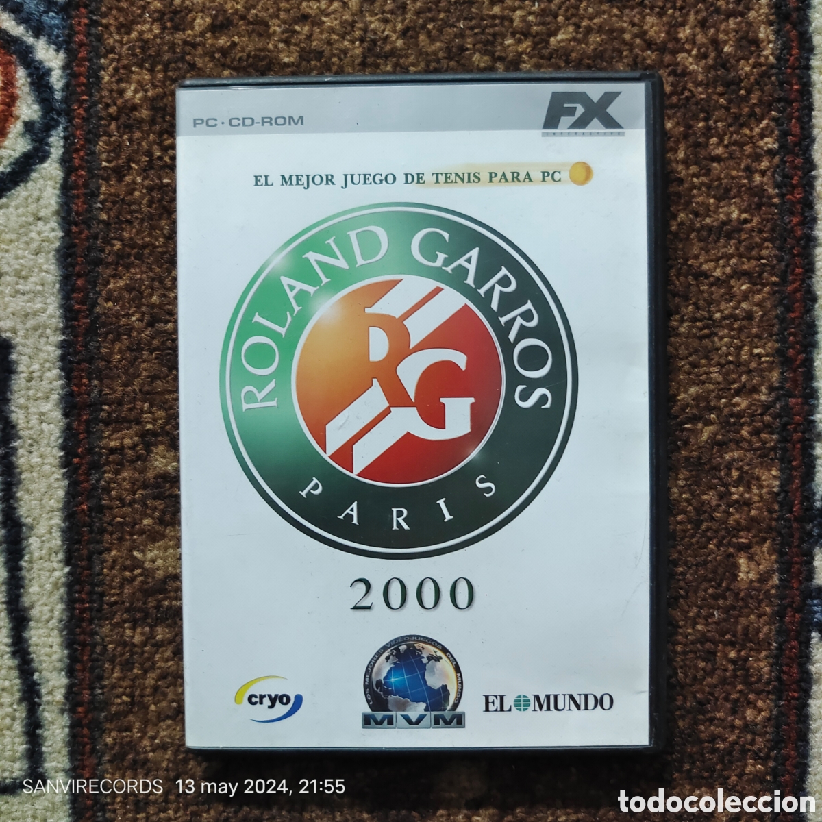 Videojuegos y consolas: PC CD-ROM: ROLAND GARROS PARIS 2000 (MVM) - Foto 1