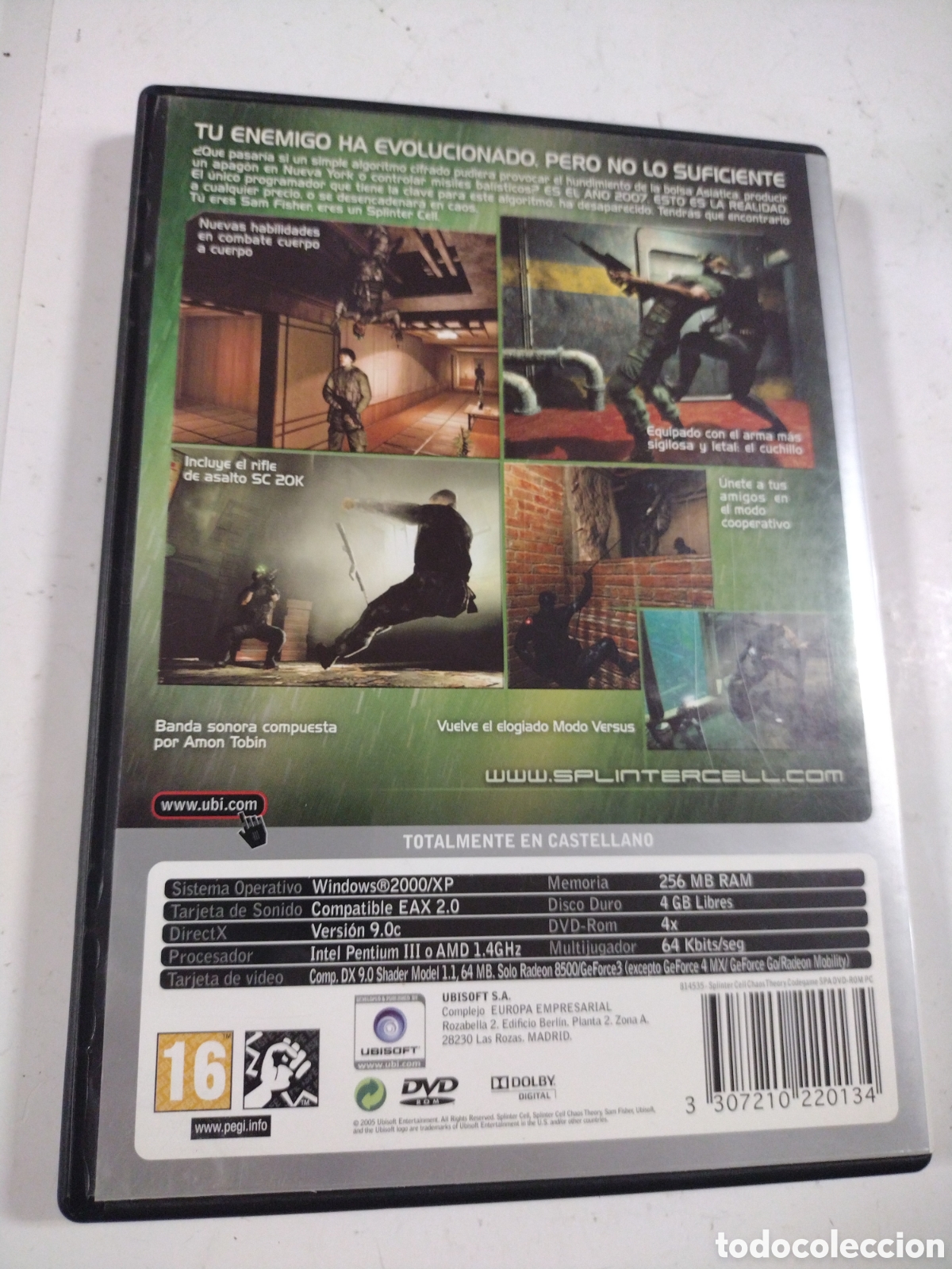 Videojuegos y consolas: SPLINTER CELL. CHAOS THEORY. PC - Foto 2