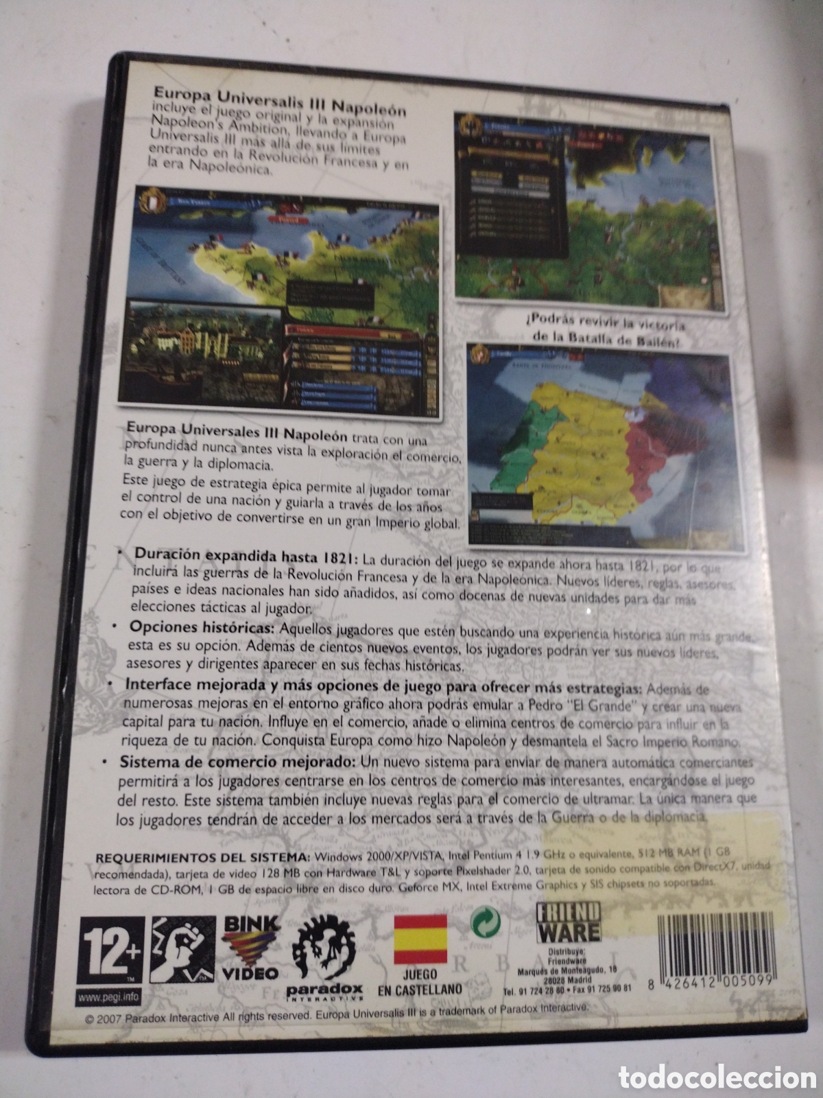 Videojuegos y consolas: EUROPA UNIVERSALIS III. NAPOLEON. PC - Foto 2