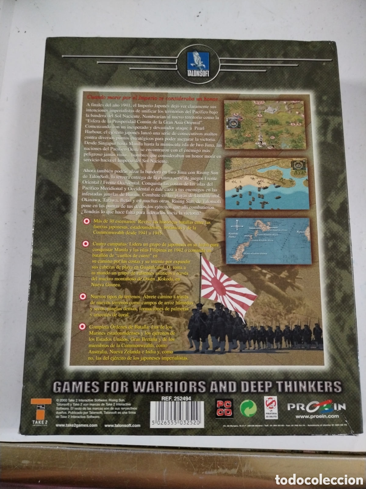 Videojuegos y consolas: RISING SUN. PROEIN. TALONSOFT. PC - Foto 2